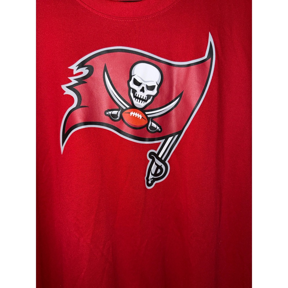 Nike Tampa Bay Buccaneers Dri-FIT Red Graphic T-Shirt Mens XL NFL Football - Picture 2 of 8
